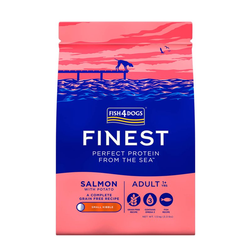 Fish 4 Dogs Finest Salmon Complete (Small Bite) 1.5 KG