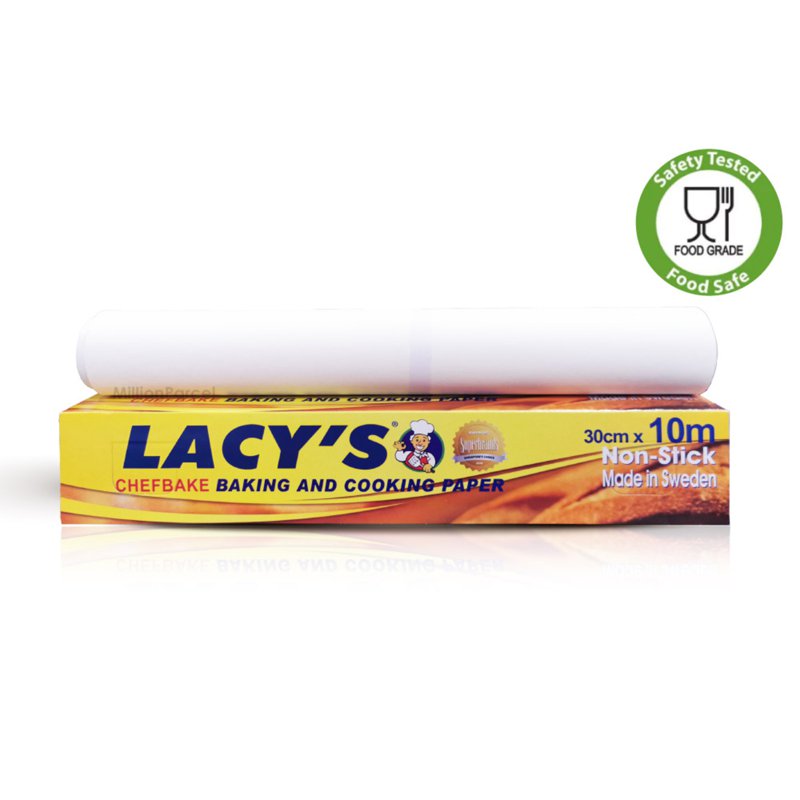 Lacy'S Chefbake Baking Paper 30cm x 10m (BP120)
