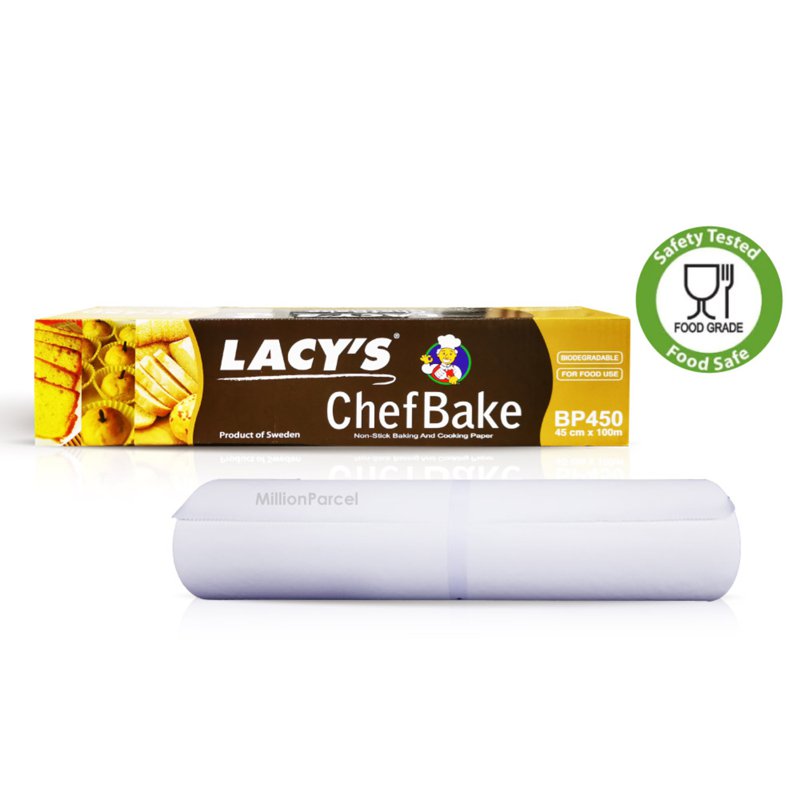 Lacy'S Chefbake Baking Paper 45cm x 100m (BP45)
