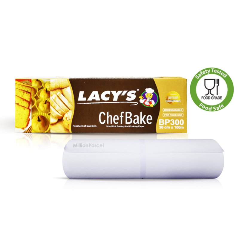 Lacy'S Chefbake Baking Paper 30cm x 100m (BP30)