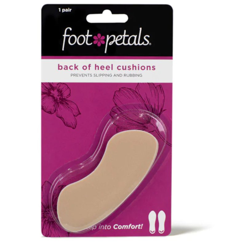 Foot Petals Back of Heel Cushions 1 pair - Khaki 2 S