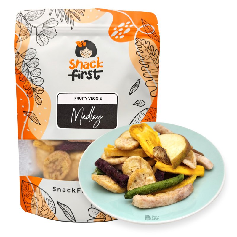 SnackFirst Fruity Veggie Medley - Fruits and Vegetable Chips