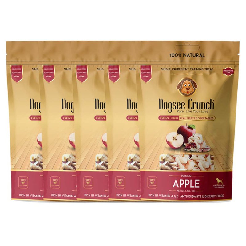 Dogsee Crunch Freeze-Dried Apple Treats
