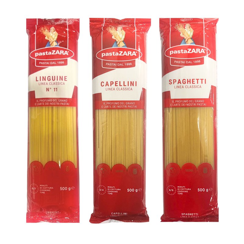 ZARA Pasta ZARA Italian Pasta - Capellini, Linguine, Spaghetti