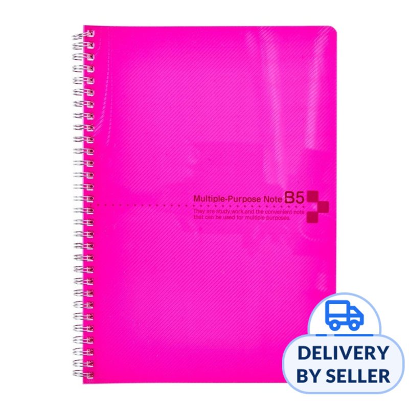 Kyowa Colour Cover Spiral Notebook B5 7mm Grid/PNK 1 S