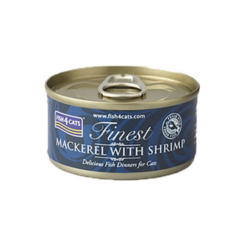 Fish 4 Cats Finest Mackerel With Shrimp