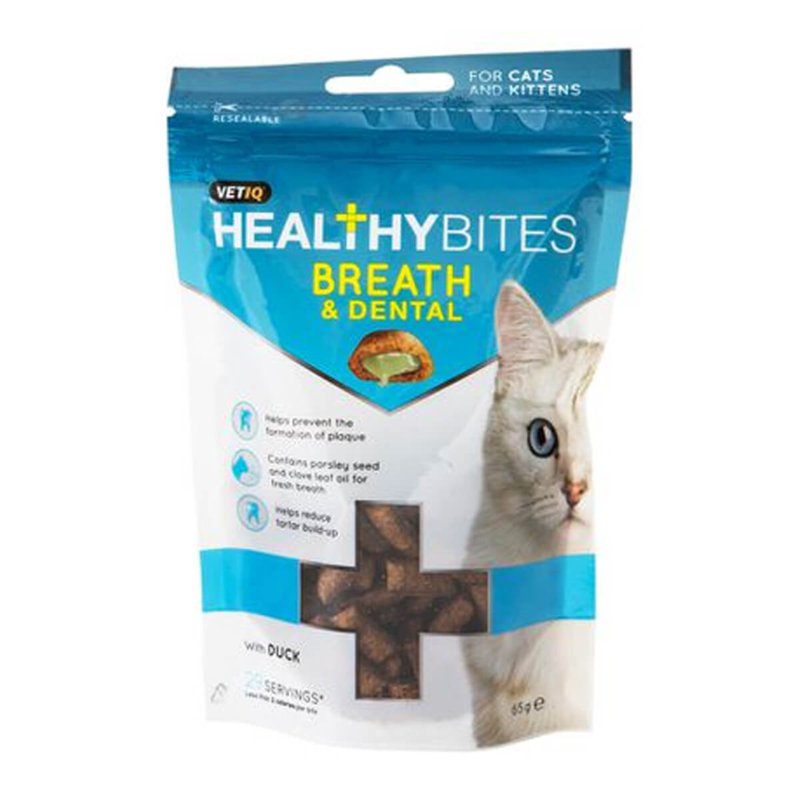 VETIQ Healthy Bites Breath & Dental For Cats & Kittens