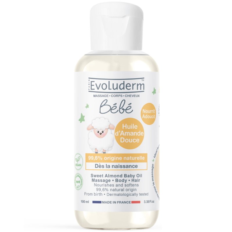 Evoluderm Sweet Almond Baby Oil
