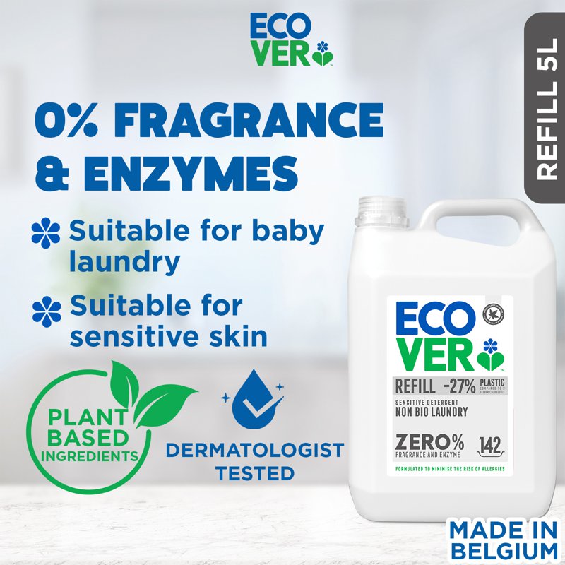 Ecover Zero Non-Bio Laundry Liquid Refill