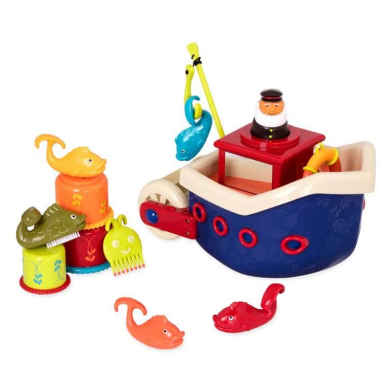B.Toys Fish N Splish Floatable Boat 1 S