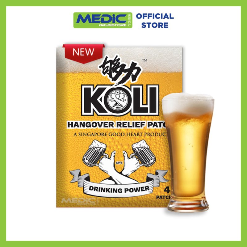 Koli Hangover Relief Patch 4 S