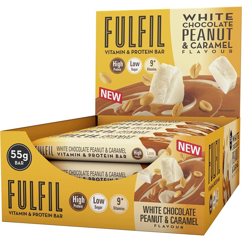 FULFIL Bar White Chocolate Peanut and Caramel