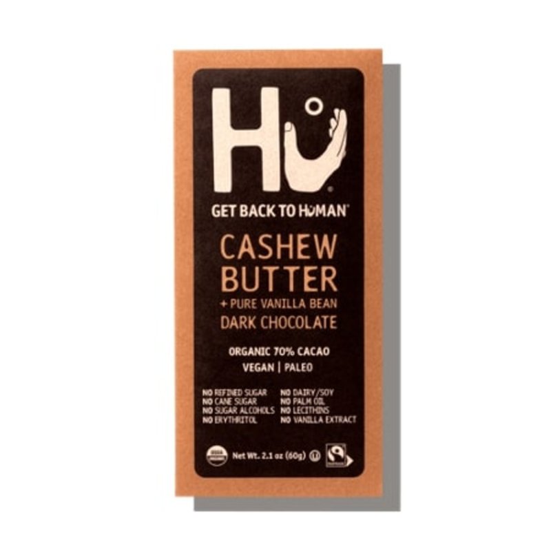 Hu Kitchen Dark Chocolate Bar Cashew Butter + Vanilla Bean