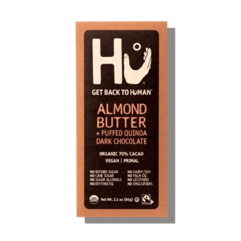 Hu Kitchen Dark Chocolate Bar Almond Butter + Puffed Quinoa