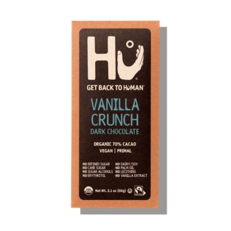 Hu Kitchen Dark Chocolate Bar Vanilla Crunch