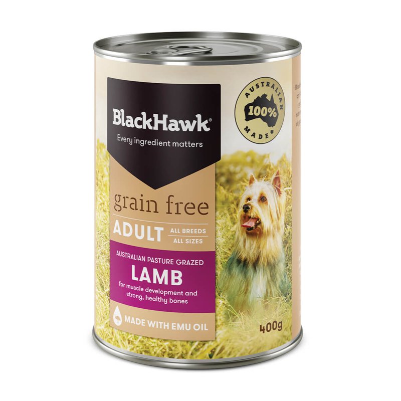 Black Hawk Lamb (Grain Free) For Adult Dogs