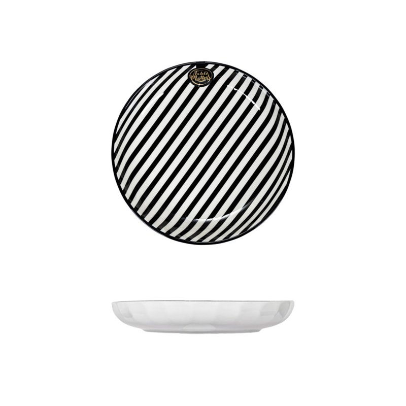 Table Matters BonBon Stripes - 8 Inch Coupe Plate 1 S