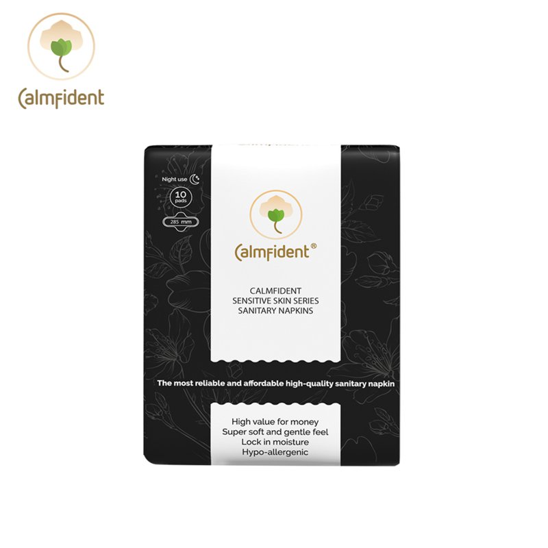 Calmfident *Sensitive Skin Series* Sanitary Pads 285mm 10 S
