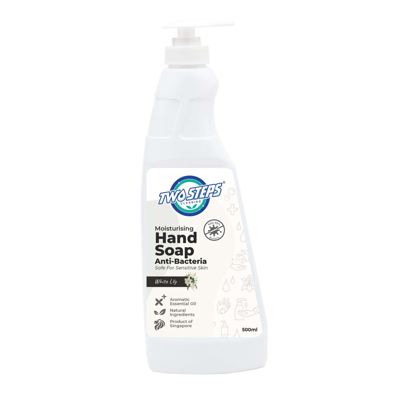 Two Steps Cleaning Moisturising Hand Soap - White Lily