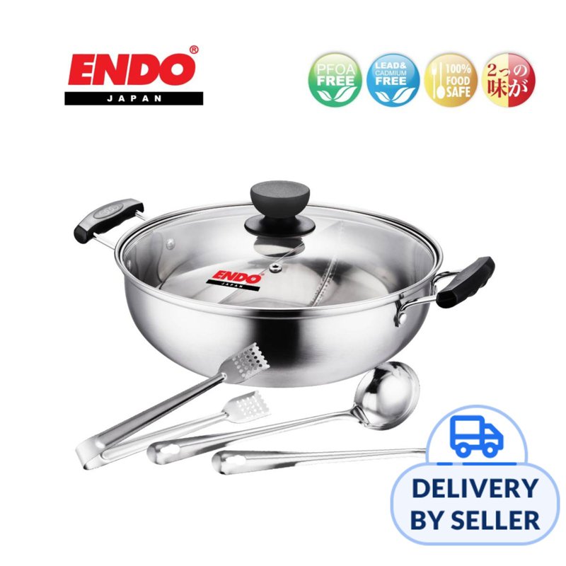 Endo 28cm Stainless Steel "Yuan Yang " Steamboat 1 S