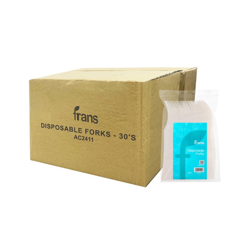 Frans Disposable Forks Carton 60 x 30 S