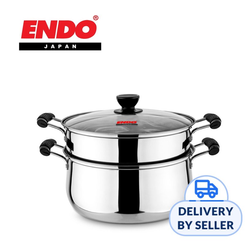 Endo 28cm 2-Tier S/Steel Steamer 1 S