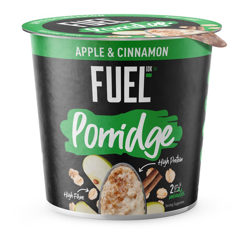 FUEL10K Apple & Cinnamon High Protein Oat Porridge Pot