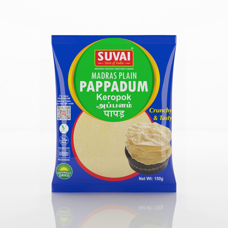 Suvai Suvai Appalam Keropok Pappadum Papad