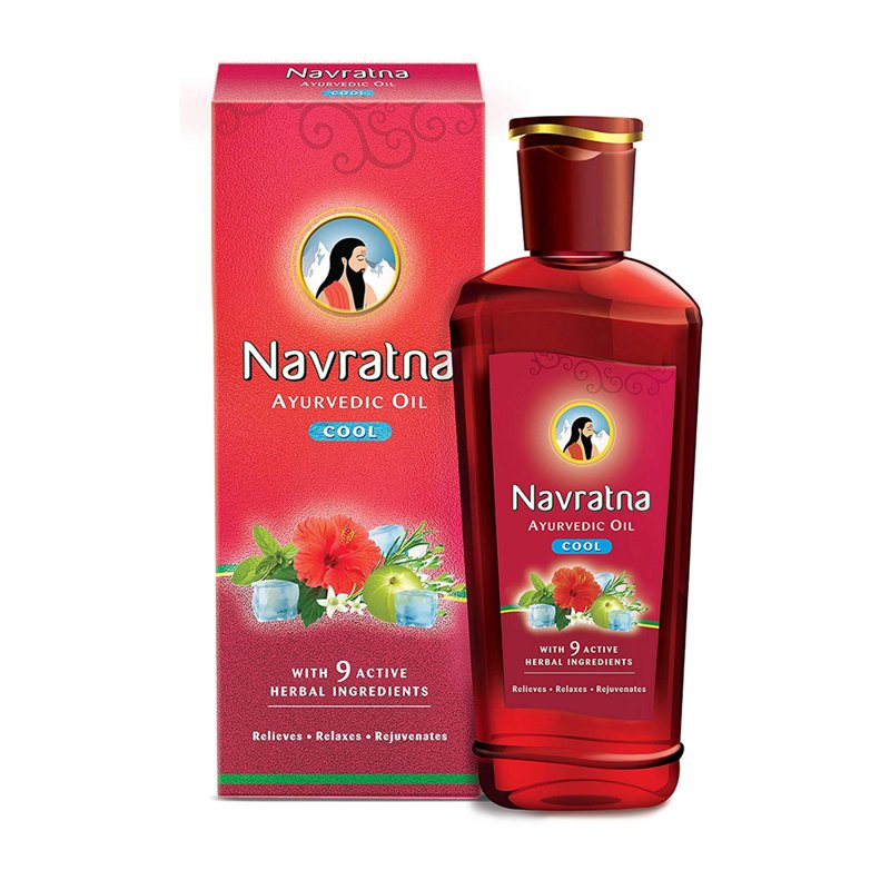 Navratna Ayurvedic Herbal Multi-Purpose Oil Pain Stress Hair