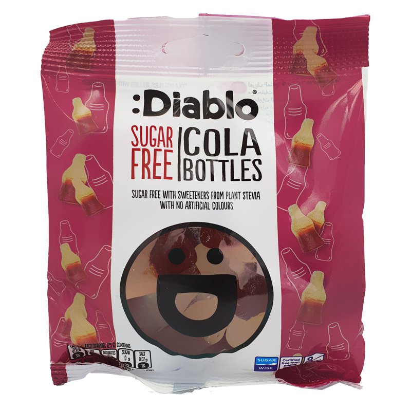 DIABLO Sugar Free Cola Bottles Sweets