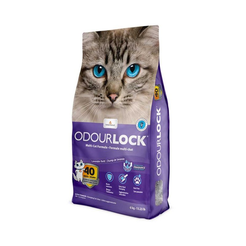 ODOURLOCK Ultra - Premium Clumping Cat Sand (Lavender)