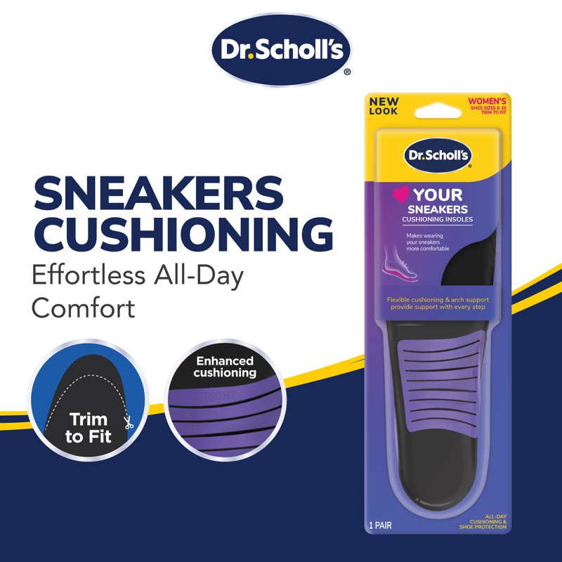 Dr. Scholl's Love Your Sneakers Full Length Insoles 1 S