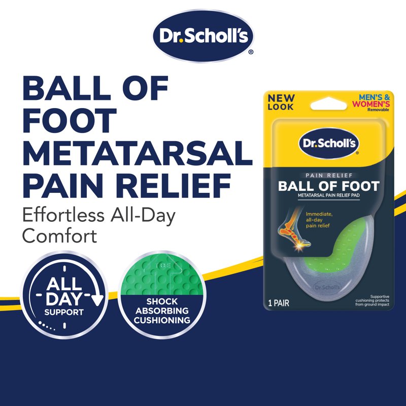 Dr. Scholl's Ball of Foot Metatarsal Pain Relief Pad