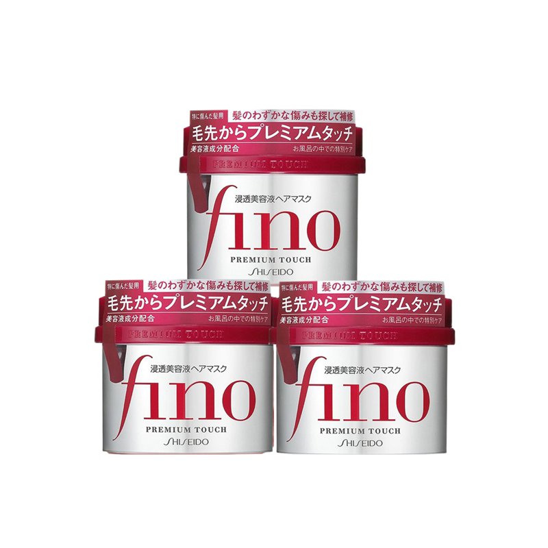 Fino Premium Touch Hair Mask Bundle of 3
