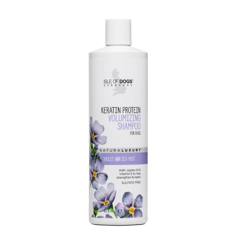 Isle Of Dogs Nl-Keratin Volume Shampoo (Violet+Sea Mist)