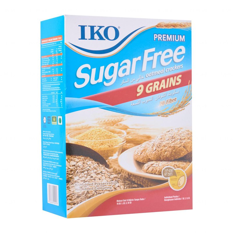IKO Sugar Free 9 Grains Oatmeal Cracker 178 G