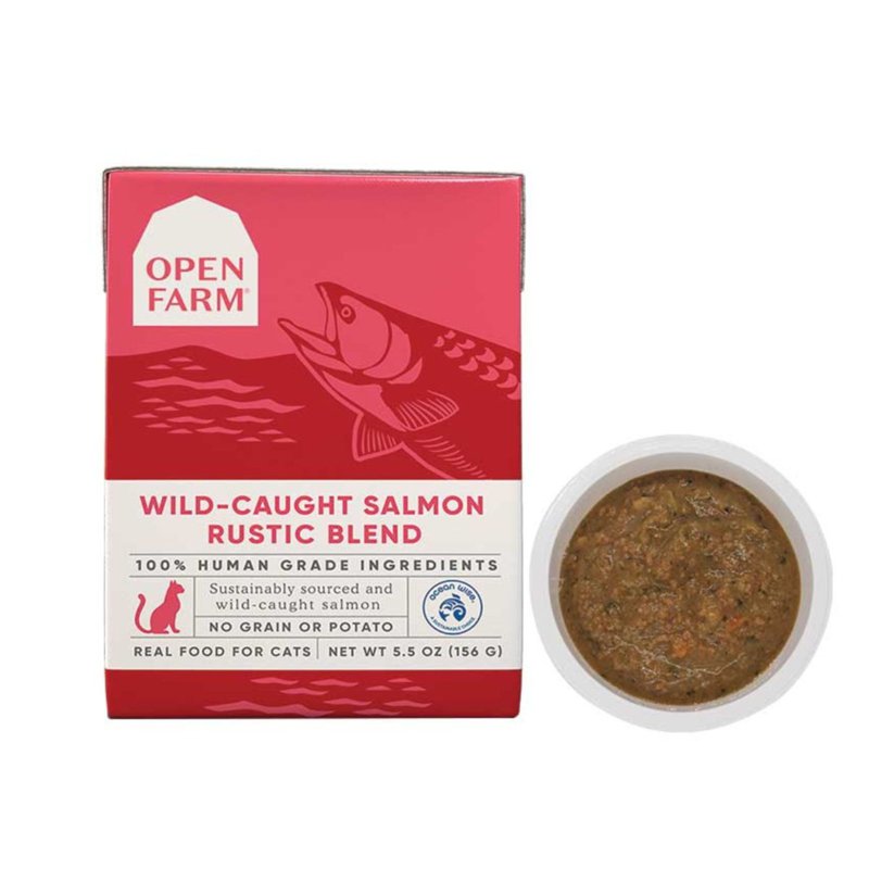 OPEN FARM Wild-Caught Salmon Rustic Blend Grain-Free For Cat