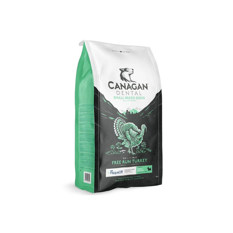 CANAGAN Dental Free Run Turkey (Grain-Free) (Small Breed)