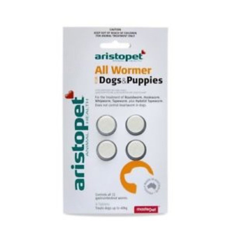 Aristopet All Wormer Tablets 4S 10 G
