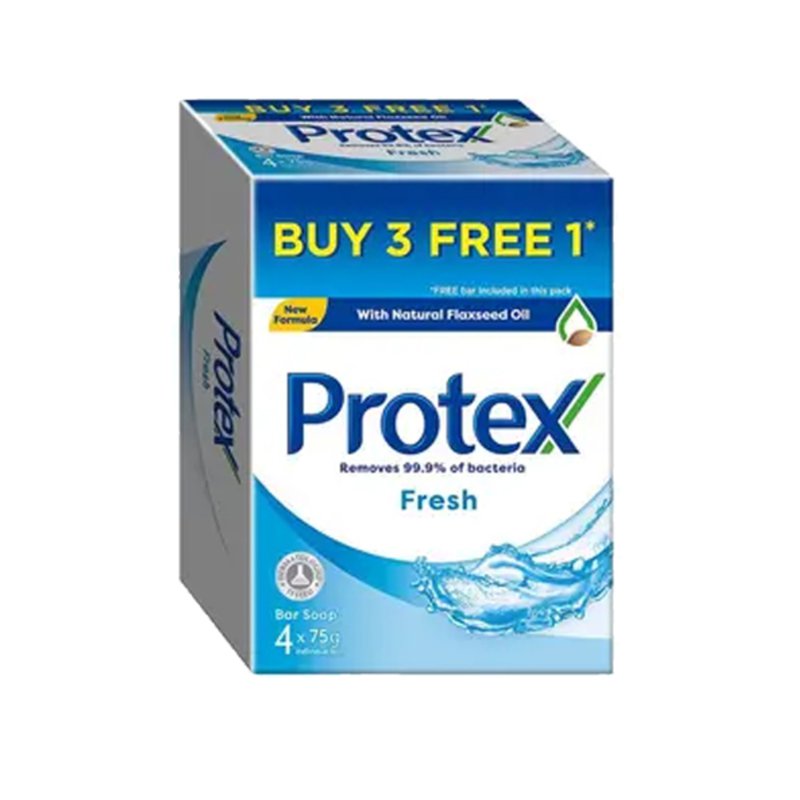 Protex Fresh Antibaterial Bar Soap With Flaxseed Oil