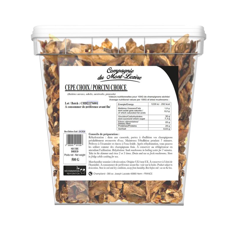Compagnie du Mont Lozere Cepe Dried 500 G