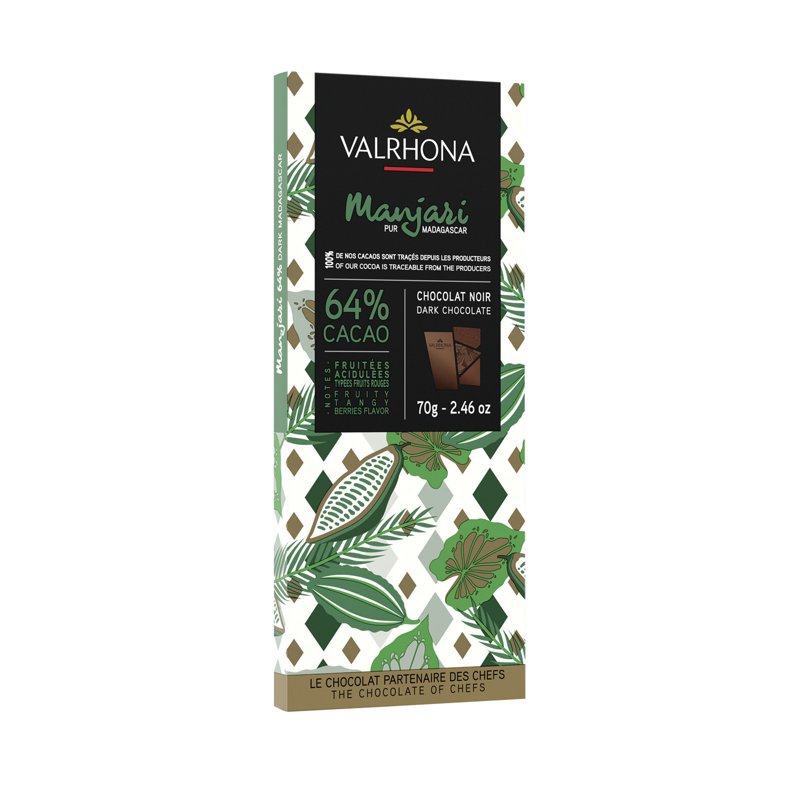 Valrhona Grand Cru Bar Manjari Dark 64% Cocoa