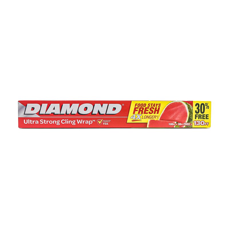 DIAMOND ultra strong pe cling wrap 30cm x 39m