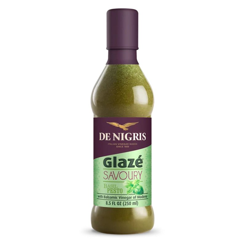 DE NIGRIS Glaze Savoury Balsamic Vinegar - Basil Pesto