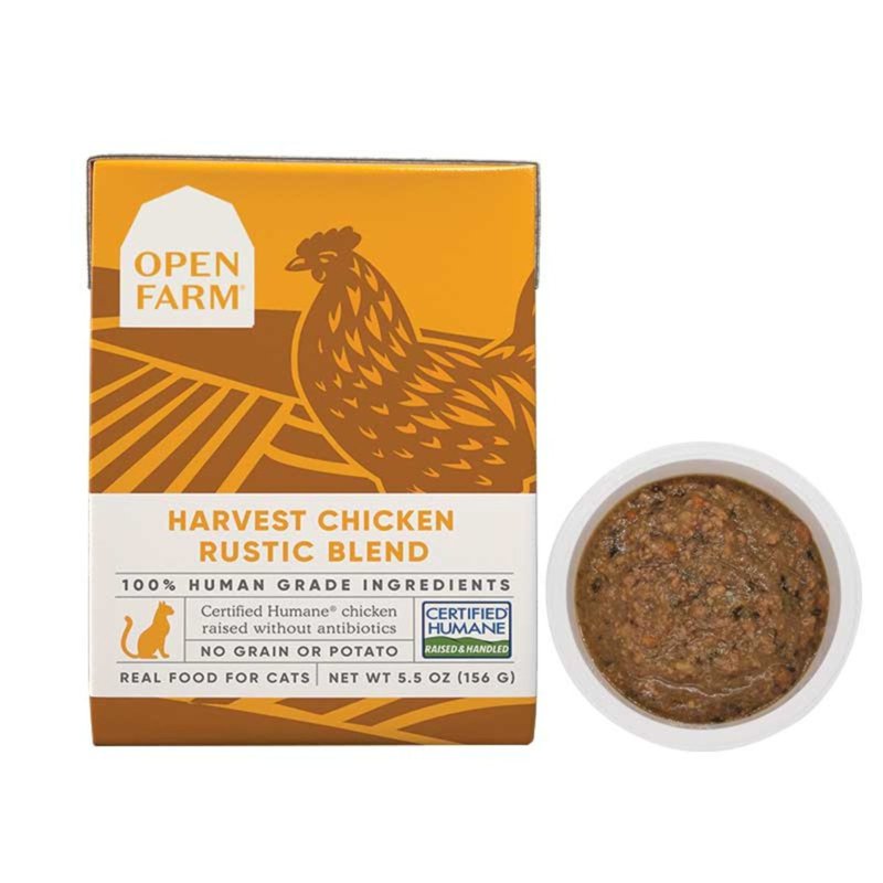 OPEN FARM Harvest Chicken Rustic Blend For Cat Grain-Free
