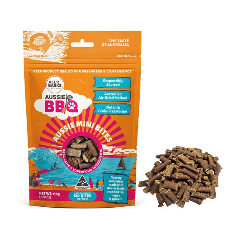ALL BARKS Air Dried Aussie Mini Bites (Grain-Free)