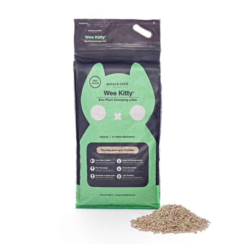 Rufus & Coco Wee Kitty Soy & Wheat Clumping Litter