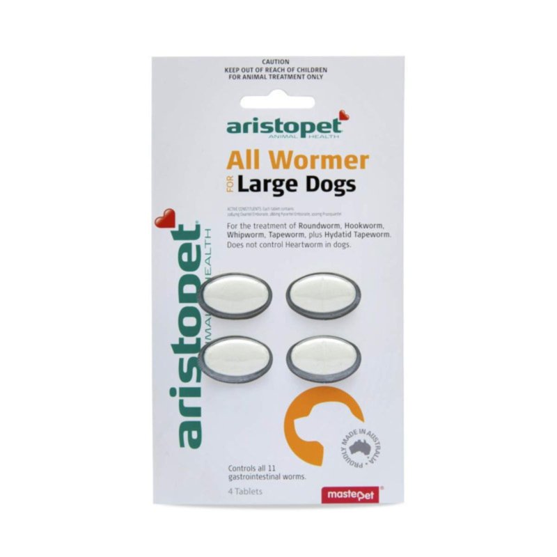 Aristopet All Wormer For Large Dog 4s 5 G