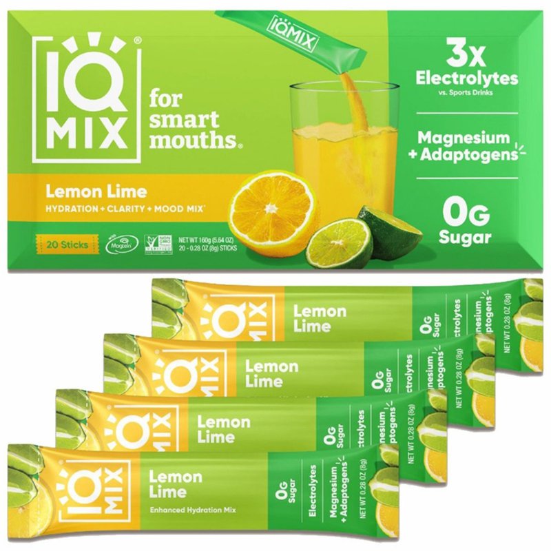 IQBar IQMix Hydration Electrolytes Powder Lemon Lime