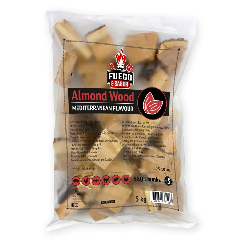 Fuego & Sabor Bbq Smoker Wood Chunks N5 (Almond)